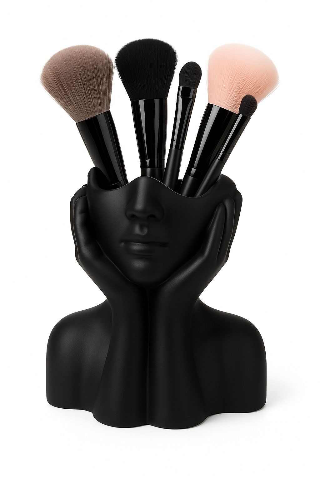 Aesthetic Face Brush Holder – Makeup Organizer
